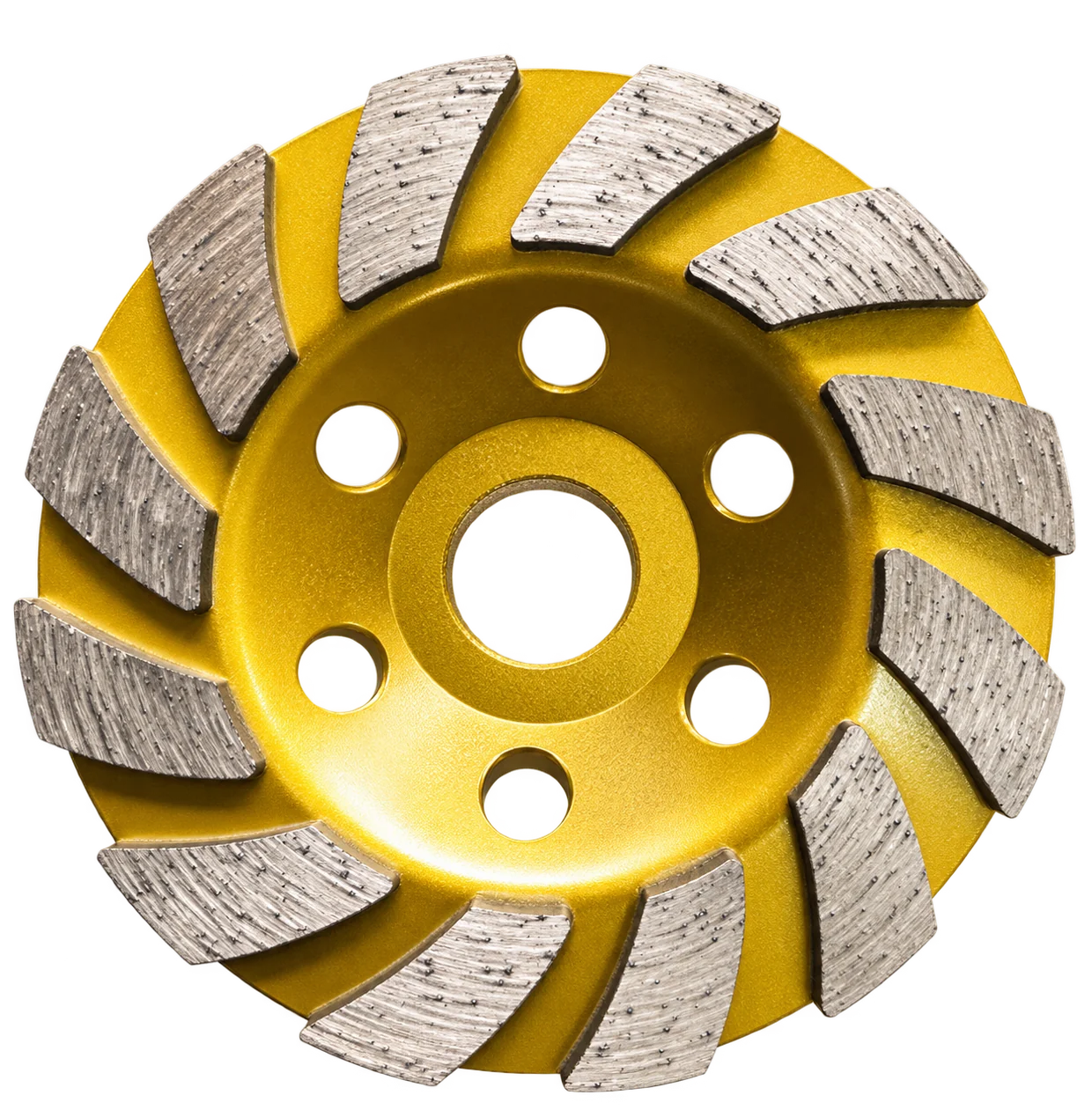 Product illustration: QZ-CW-01 Diamond Cup Wheel (Turbo & Double Row) | ADAMA CUT