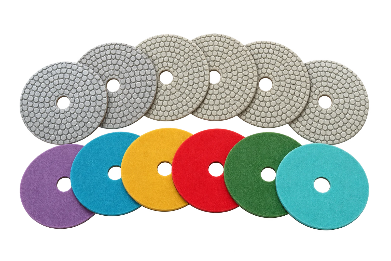 Product illustration: QZ-PP-WT06 Diamond Wet Polishing Pad (Production Shop Series) | ADAMA CUT